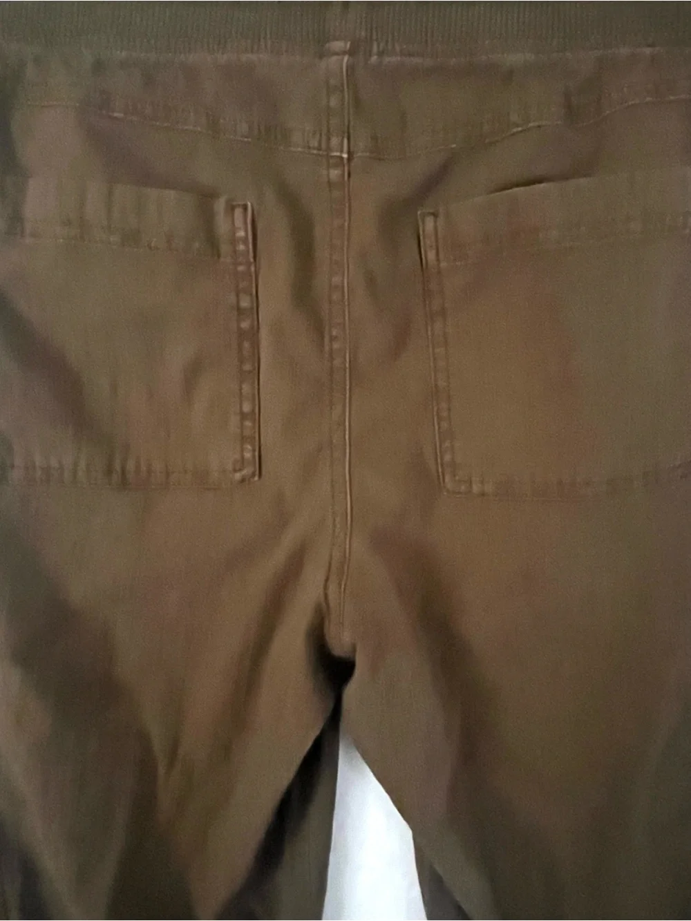 Sonoma women’s Brown Cargo Pants with Drawstring Waist - Picture 7 of 12